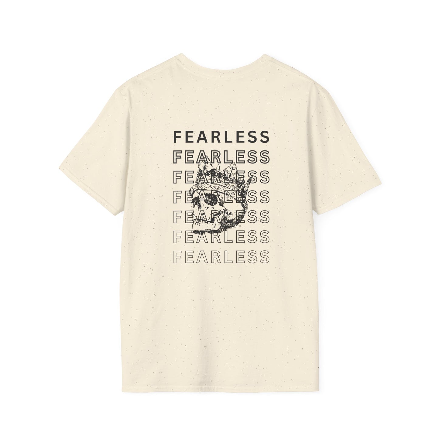 Fearless Unisex Softstyle T-Shirt | Bold Graphic Tee, Motivational Apparel, Casual Everyday Shirt, Perfect Gift, Inspiring Quote Tee