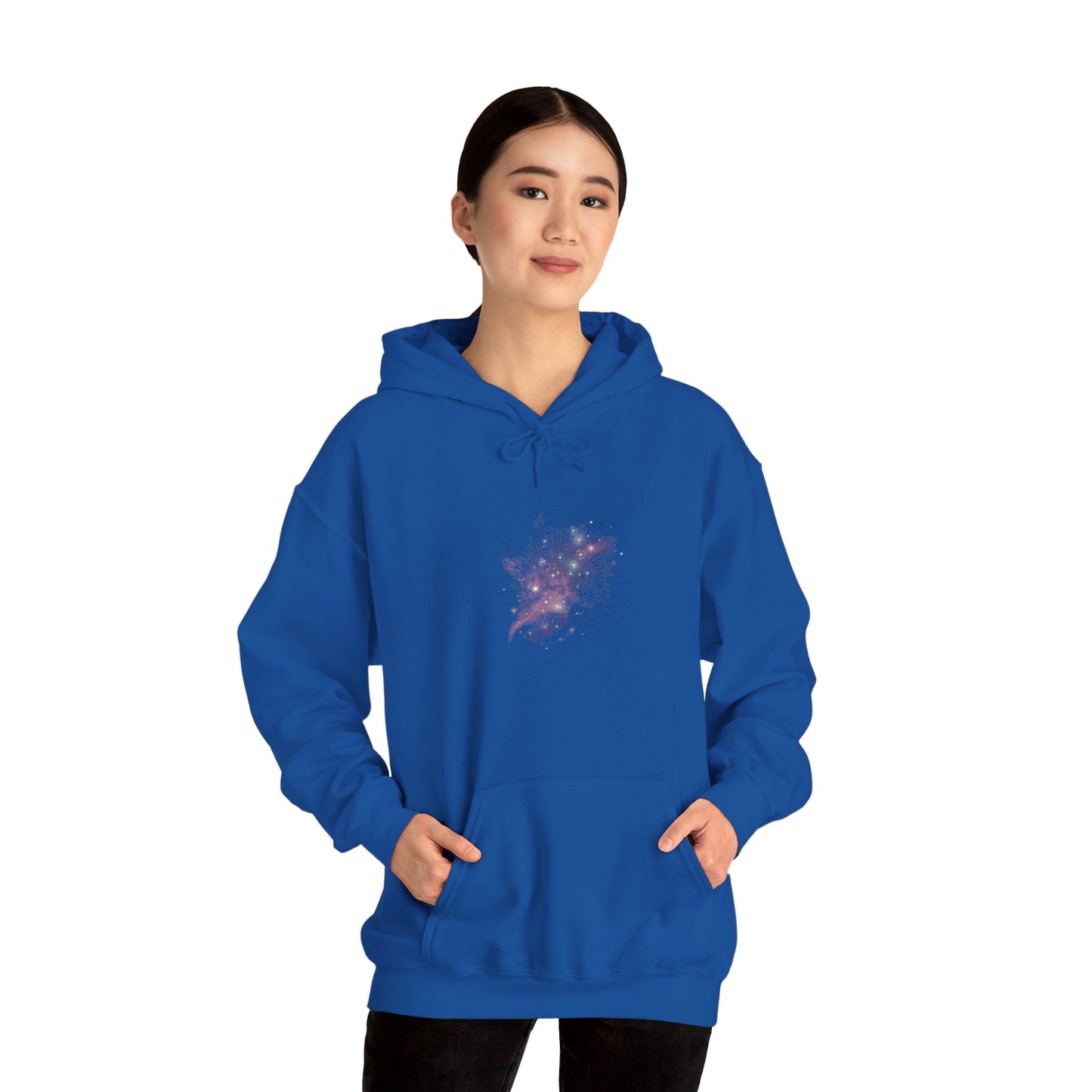 Cosmic Art Hoodie - Women's Sweatshirt for Art Lovers, Unique Gift for Space Enthusiasts, Casual Wear, Trendy Streetwear, Comfortable