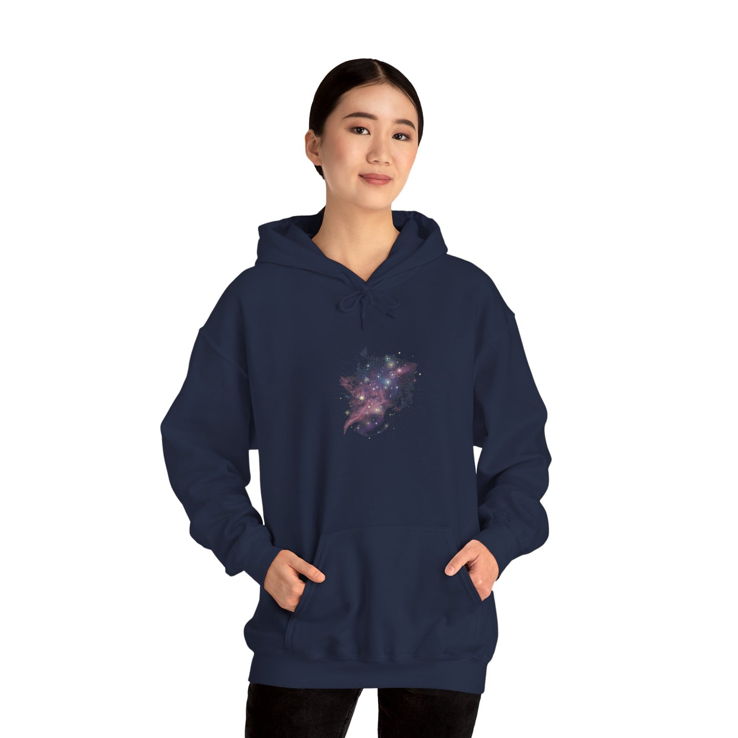 Cosmic Art Hoodie - Women's Sweatshirt for Art Lovers, Unique Gift for Space Enthusiasts, Casual Wear, Trendy Streetwear, Comfortable