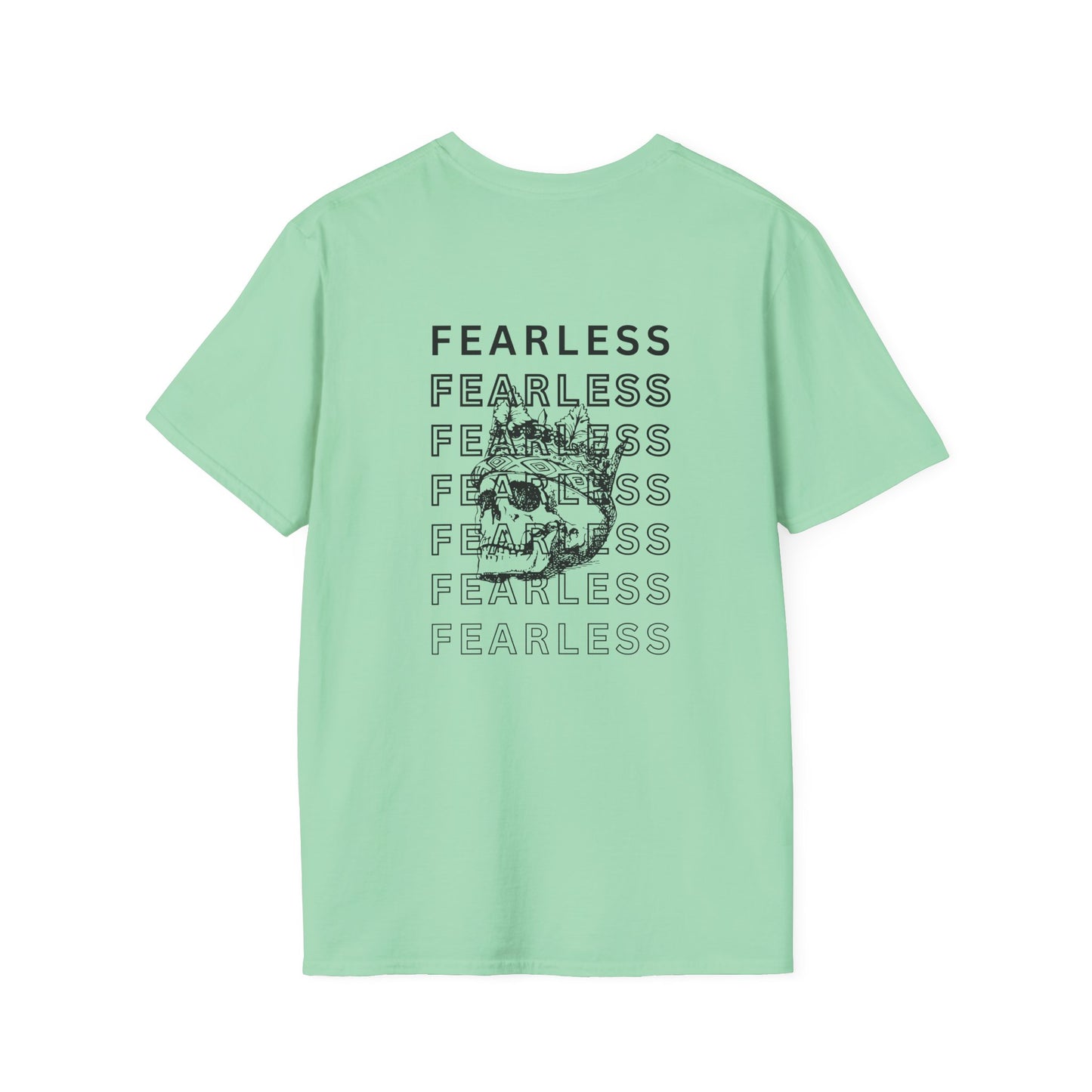 Fearless Unisex Softstyle T-Shirt | Bold Graphic Tee, Motivational Apparel, Casual Everyday Shirt, Perfect Gift, Inspiring Quote Tee