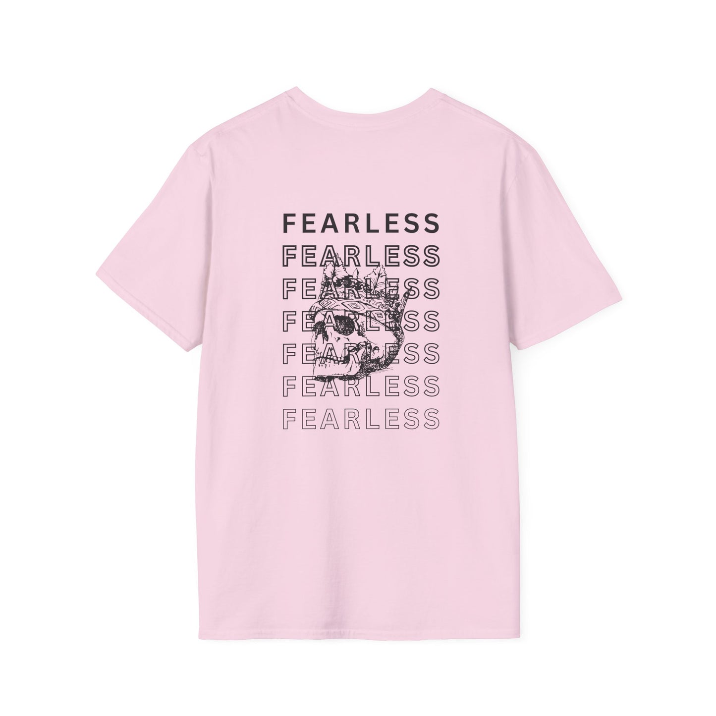 Fearless Unisex Softstyle T-Shirt | Bold Graphic Tee, Motivational Apparel, Casual Everyday Shirt, Perfect Gift, Inspiring Quote Tee