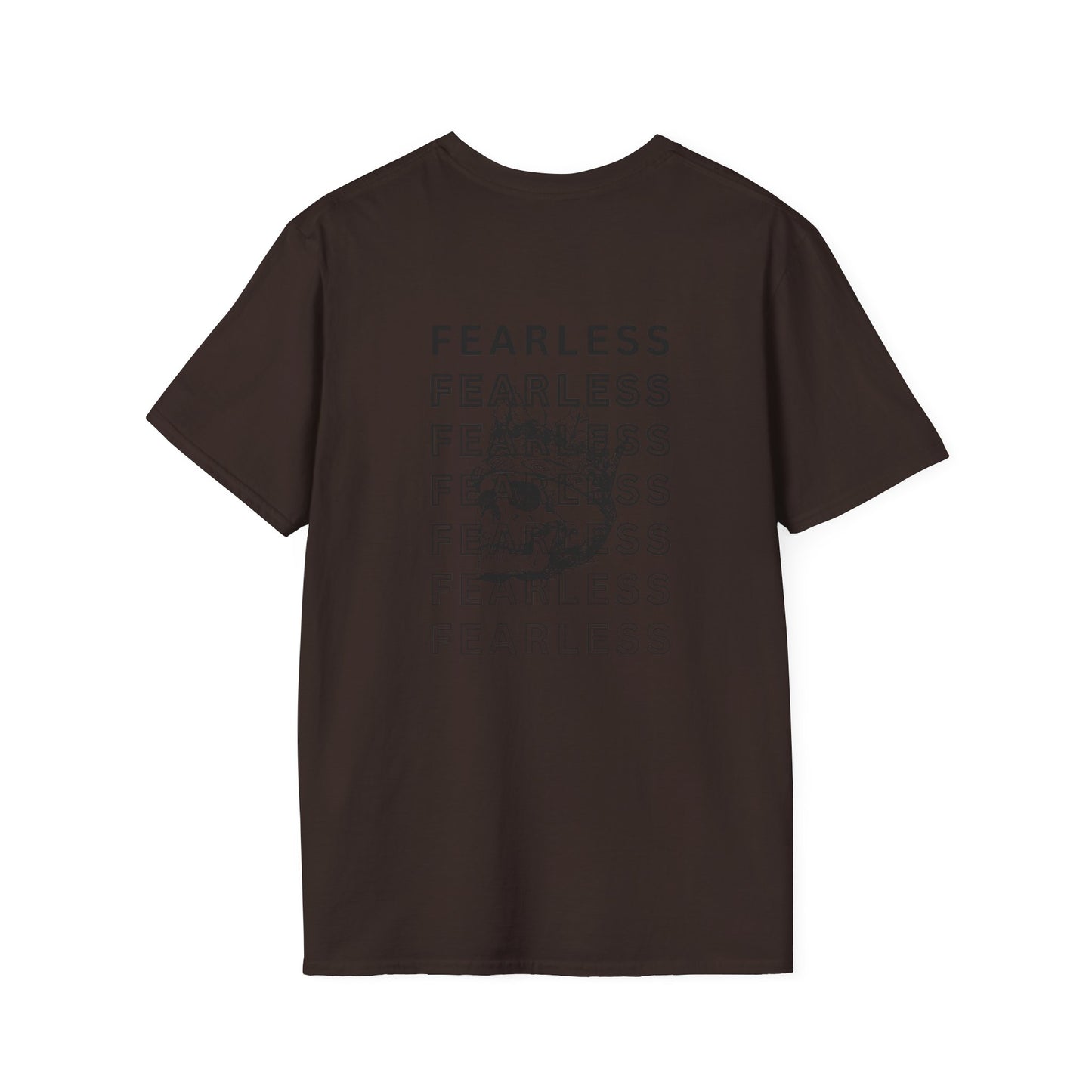 Fearless Unisex Softstyle T-Shirt | Bold Graphic Tee, Motivational Apparel, Casual Everyday Shirt, Perfect Gift, Inspiring Quote Tee