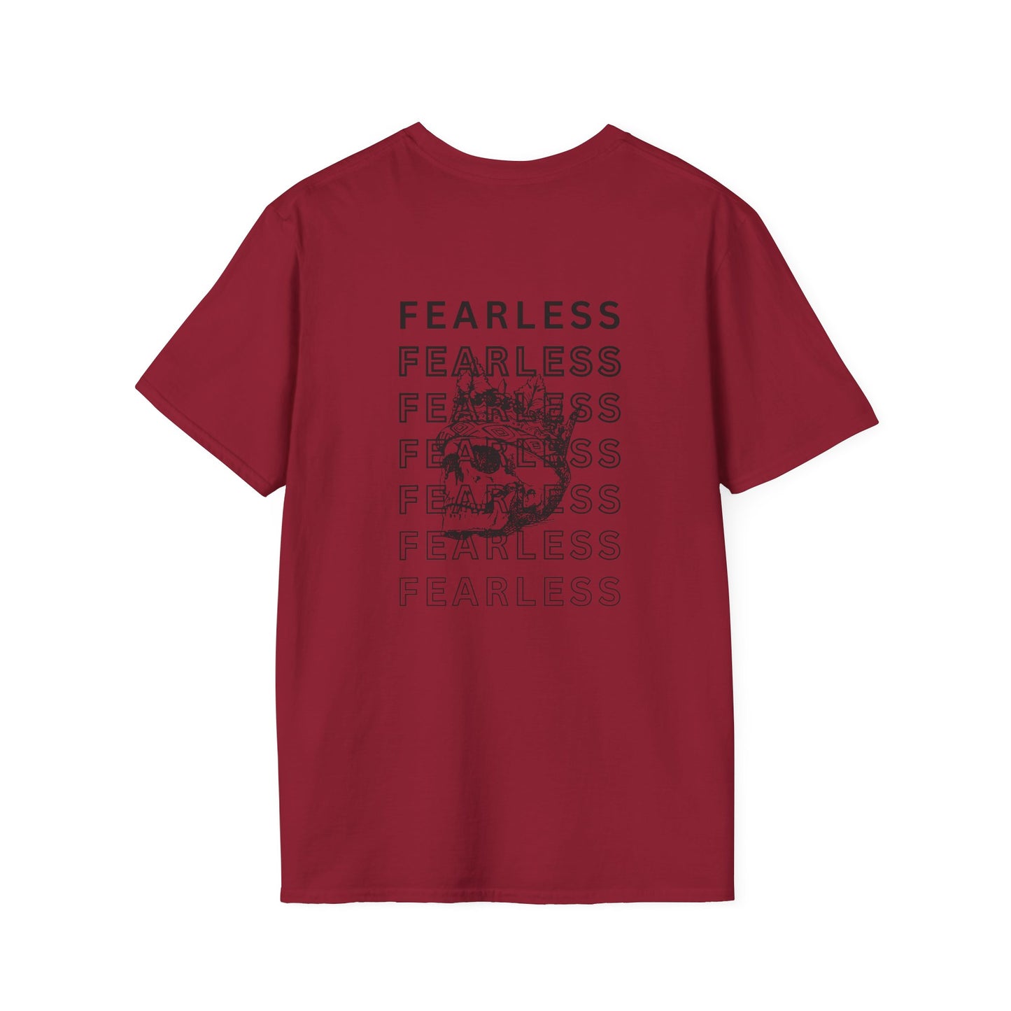 Fearless Unisex Softstyle T-Shirt | Bold Graphic Tee, Motivational Apparel, Casual Everyday Shirt, Perfect Gift, Inspiring Quote Tee