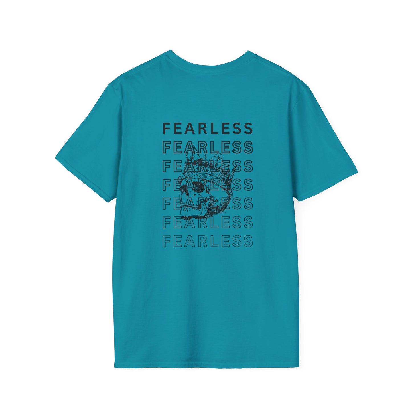 Fearless Unisex Softstyle T-Shirt | Bold Graphic Tee, Motivational Apparel, Casual Everyday Shirt, Perfect Gift, Inspiring Quote Tee