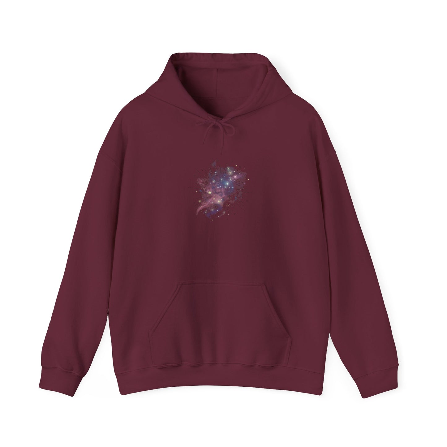 Cosmic Art Hoodie - Women's Sweatshirt for Art Lovers, Unique Gift for Space Enthusiasts, Casual Wear, Trendy Streetwear, Comfortable