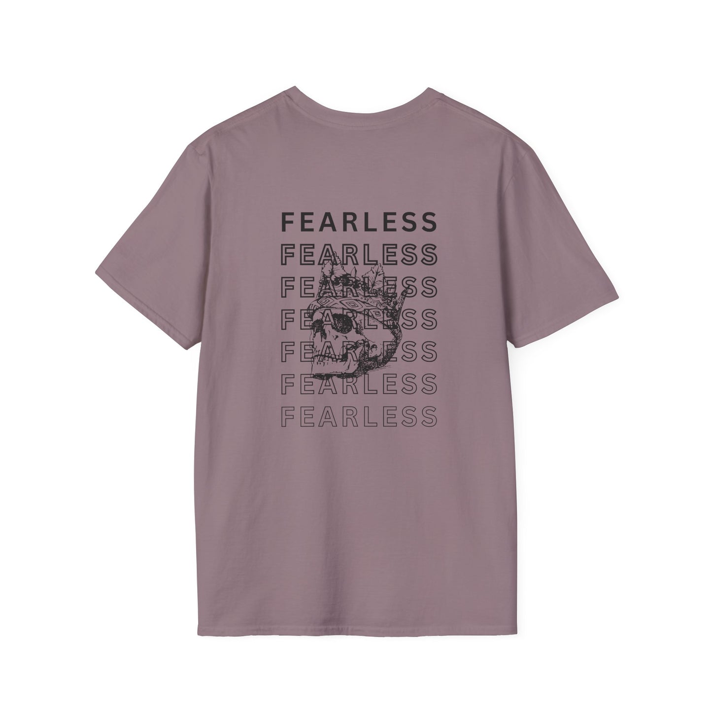 Fearless Unisex Softstyle T-Shirt | Bold Graphic Tee, Motivational Apparel, Casual Everyday Shirt, Perfect Gift, Inspiring Quote Tee