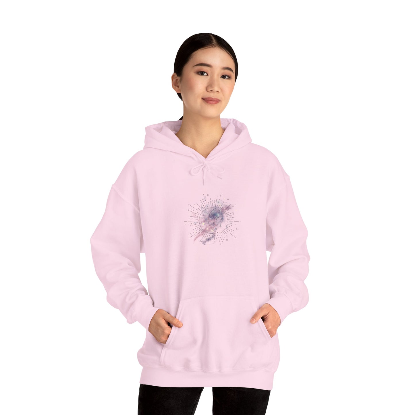 Cosmic Art Hoodie - Women's Sweatshirt for Art Lovers, Unique Gift for Space Enthusiasts, Casual Wear, Trendy Streetwear, Comfortable