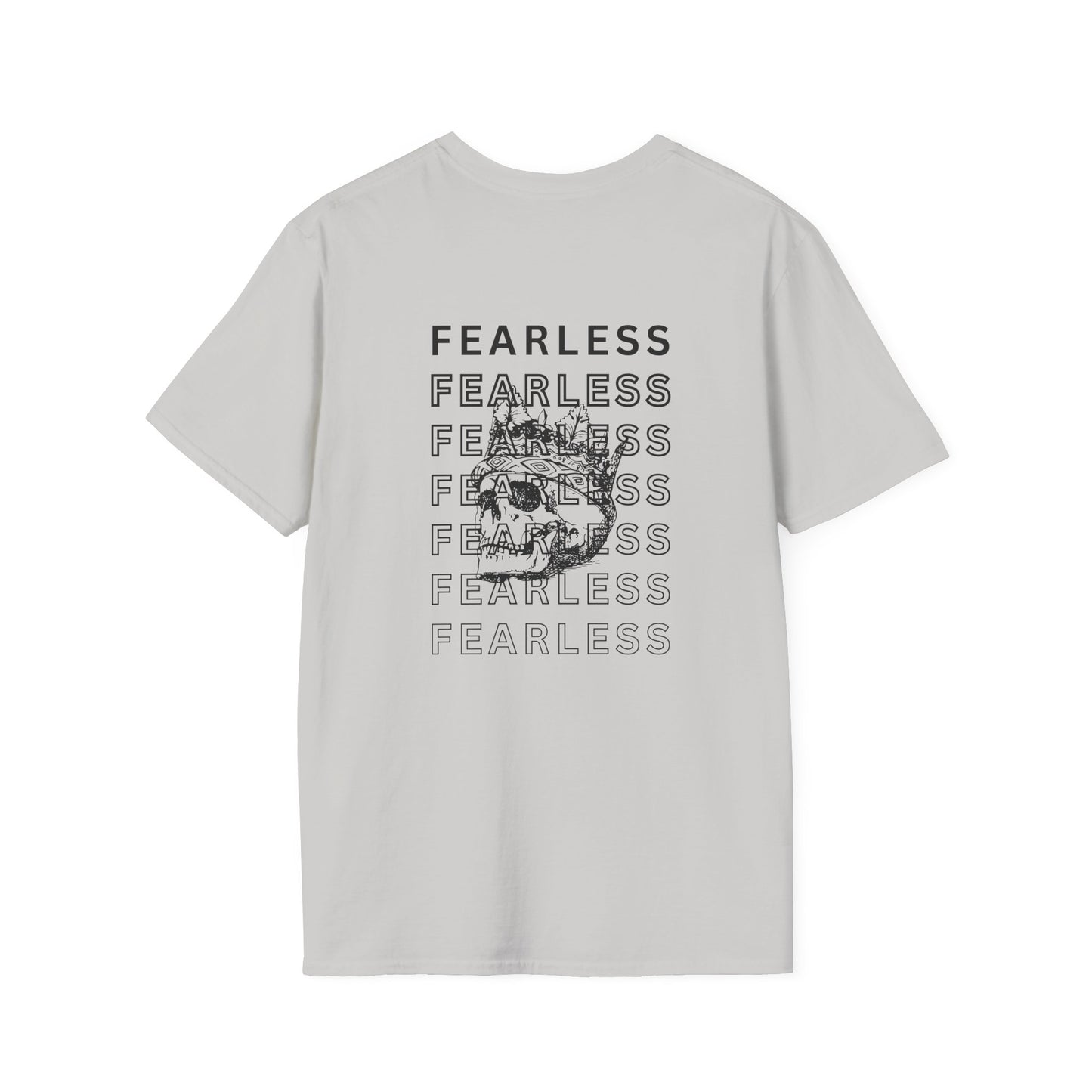 Fearless Unisex Softstyle T-Shirt | Bold Graphic Tee, Motivational Apparel, Casual Everyday Shirt, Perfect Gift, Inspiring Quote Tee