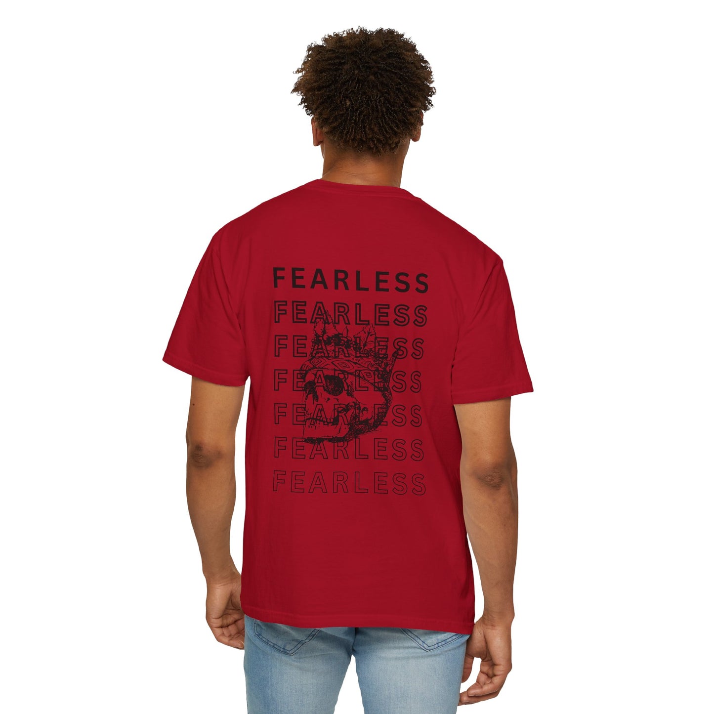 Fearless Skull Graphic T-Shirt, Unisex Vintage Tee, Casual Fashion, Gift for Him or Her, Halloween Partywear
