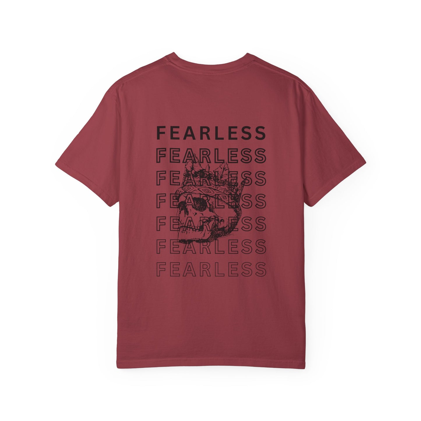Fearless Skull Graphic T-Shirt, Unisex Vintage Tee, Casual Fashion, Gift for Him or Her, Halloween Partywear