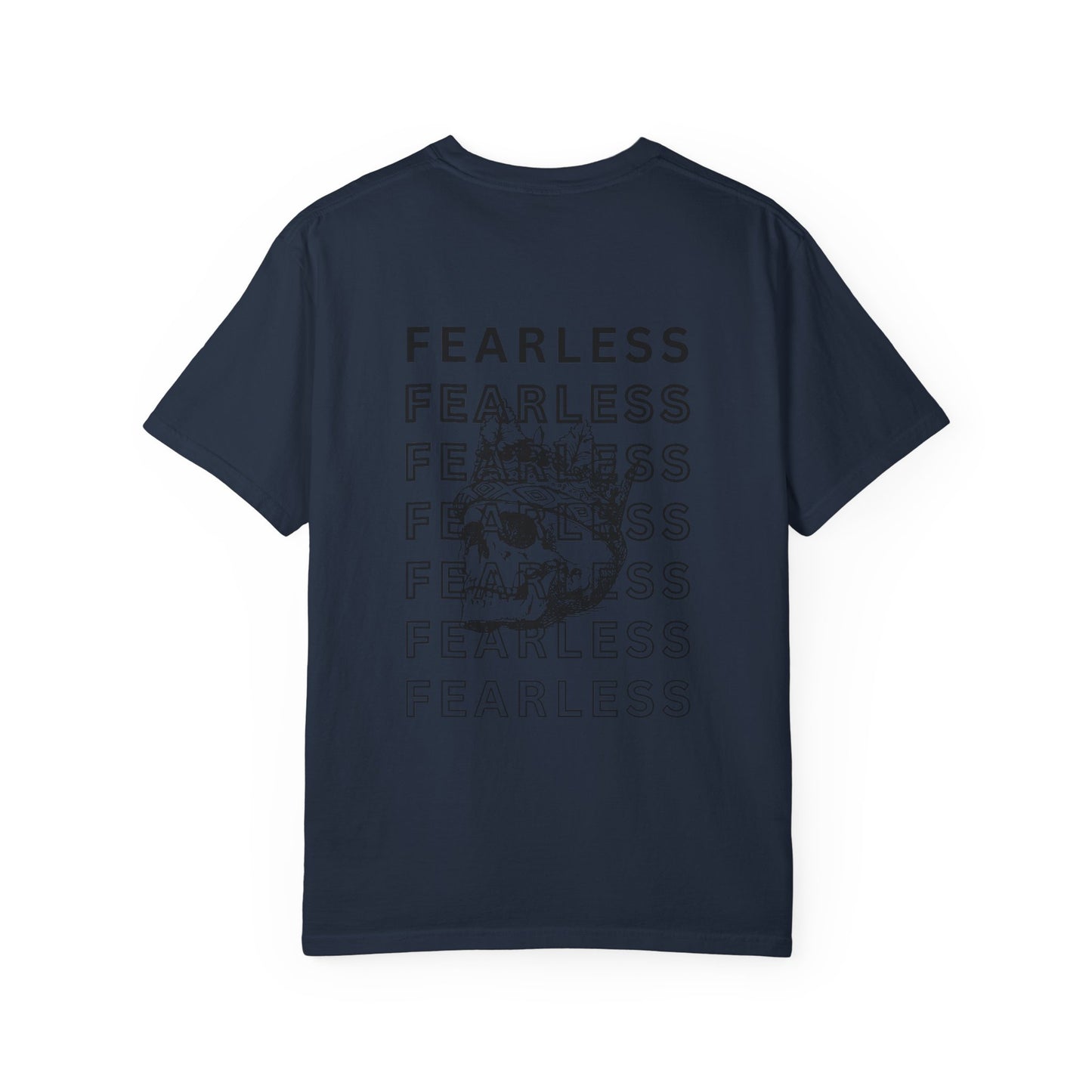 Fearless Skull Graphic T-Shirt, Unisex Vintage Tee, Casual Fashion, Gift for Him or Her, Halloween Partywear