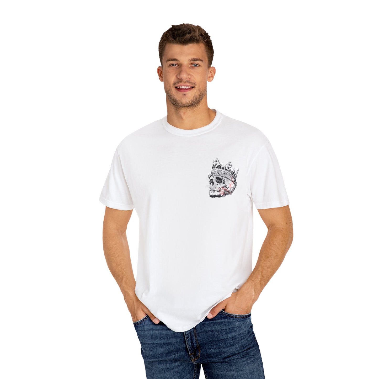 Fearless Skull Graphic T-Shirt, Unisex Vintage Tee, Casual Fashion, Gift for Him or Her, Halloween Partywear