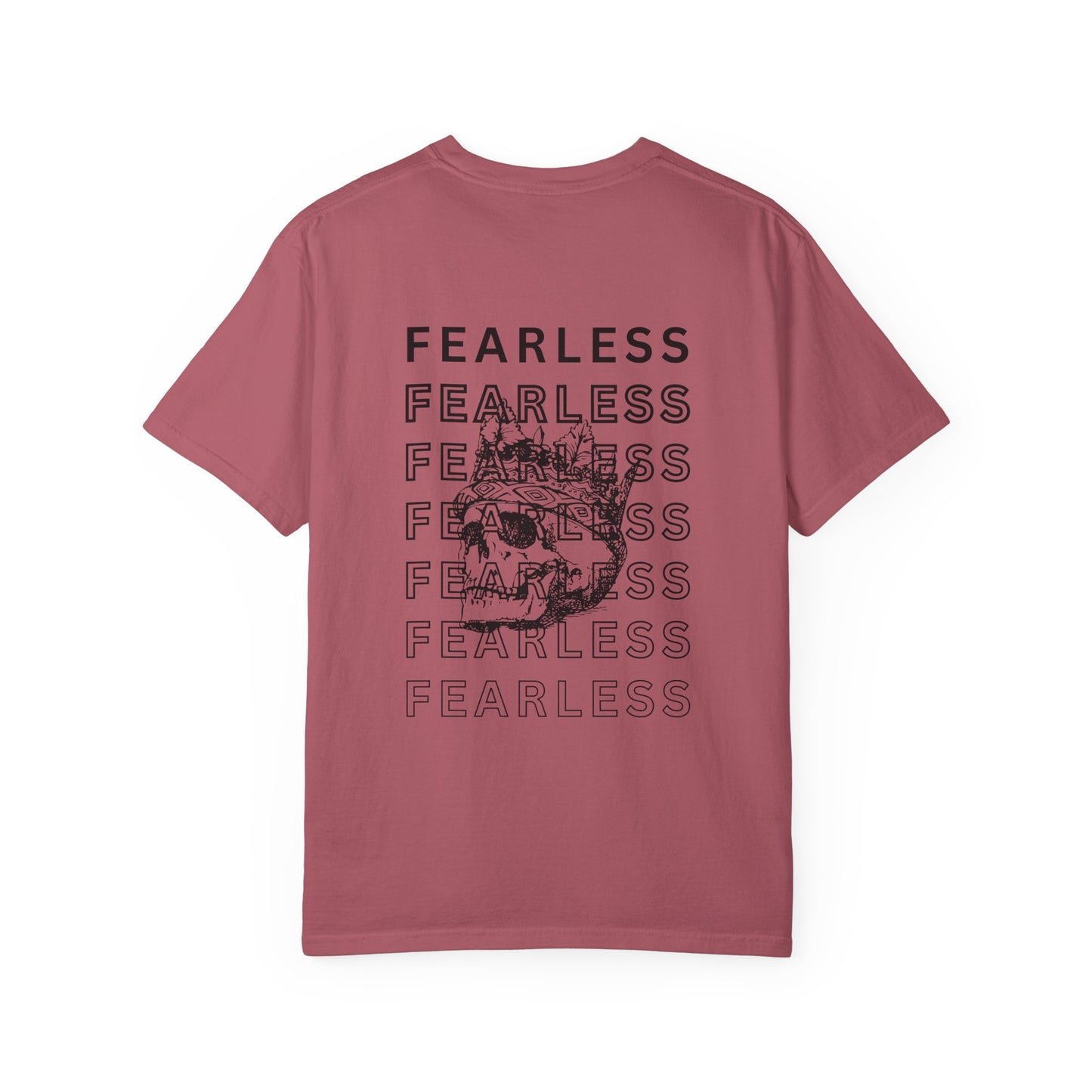 Fearless Skull Graphic T-Shirt, Unisex Vintage Tee, Casual Fashion, Gift for Him or Her, Halloween Partywear