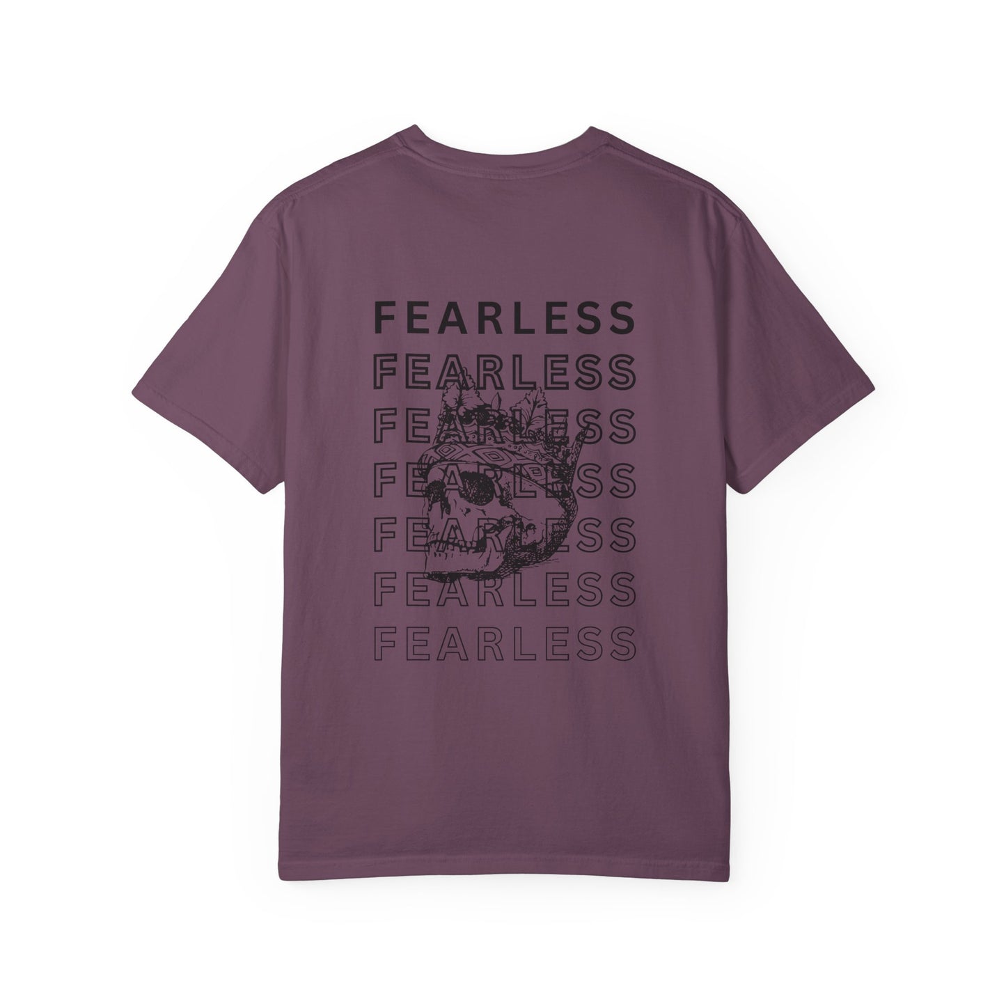 Fearless Skull Graphic T-Shirt, Unisex Vintage Tee, Casual Fashion, Gift for Him or Her, Halloween Partywear