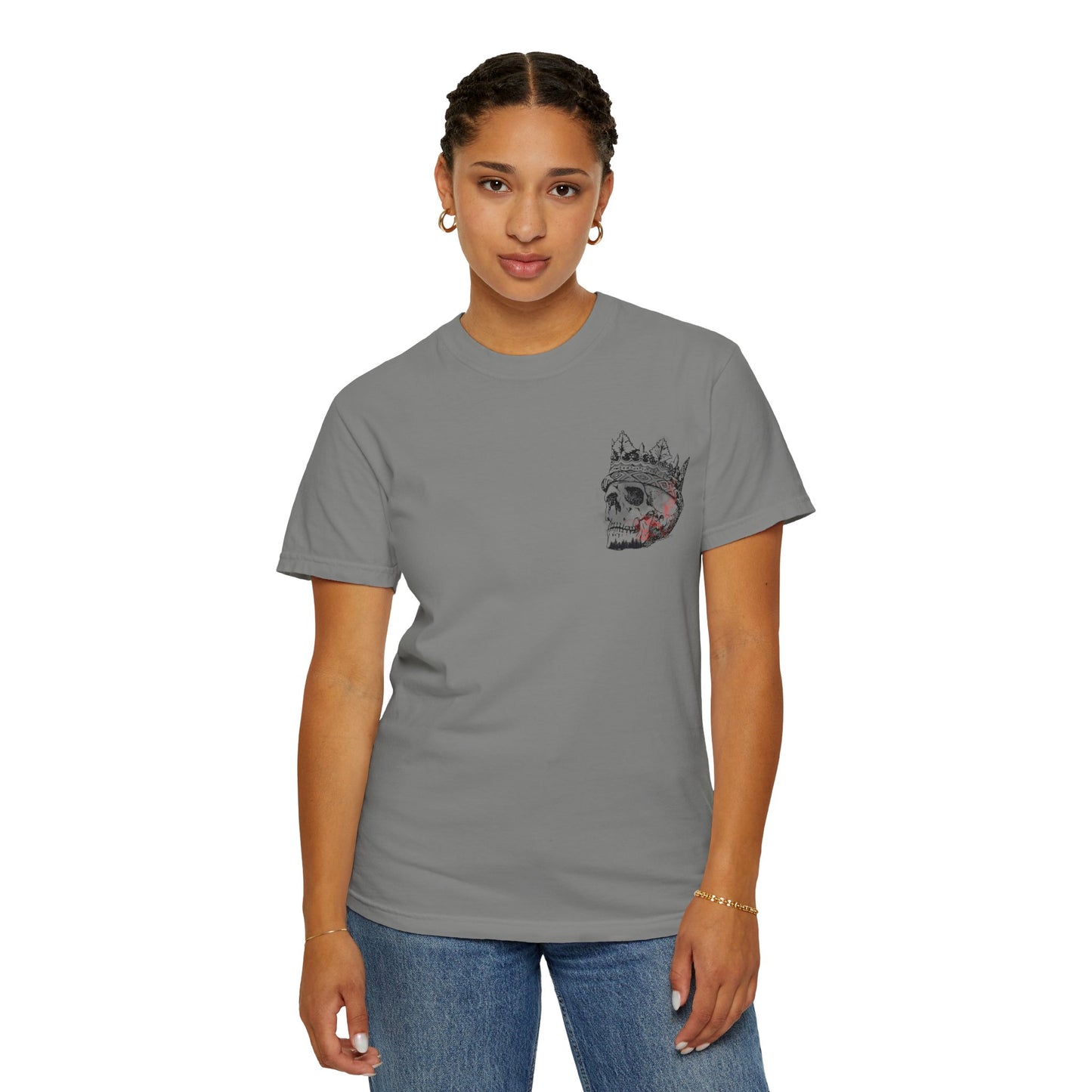 Fearless Skull Graphic T-Shirt, Unisex Vintage Tee, Casual Fashion, Gift for Him or Her, Halloween Partywear