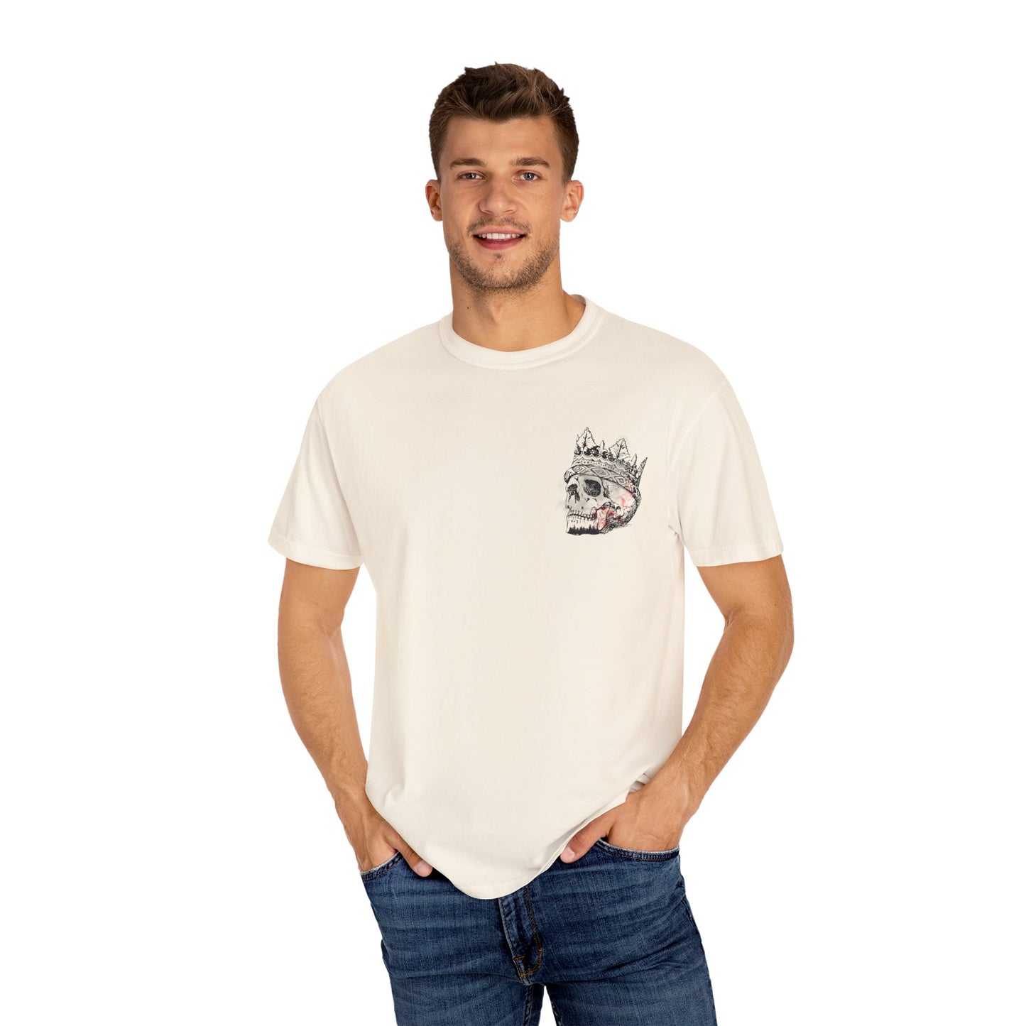 Fearless Skull Graphic T-Shirt, Unisex Vintage Tee, Casual Fashion, Gift for Him or Her, Halloween Partywear