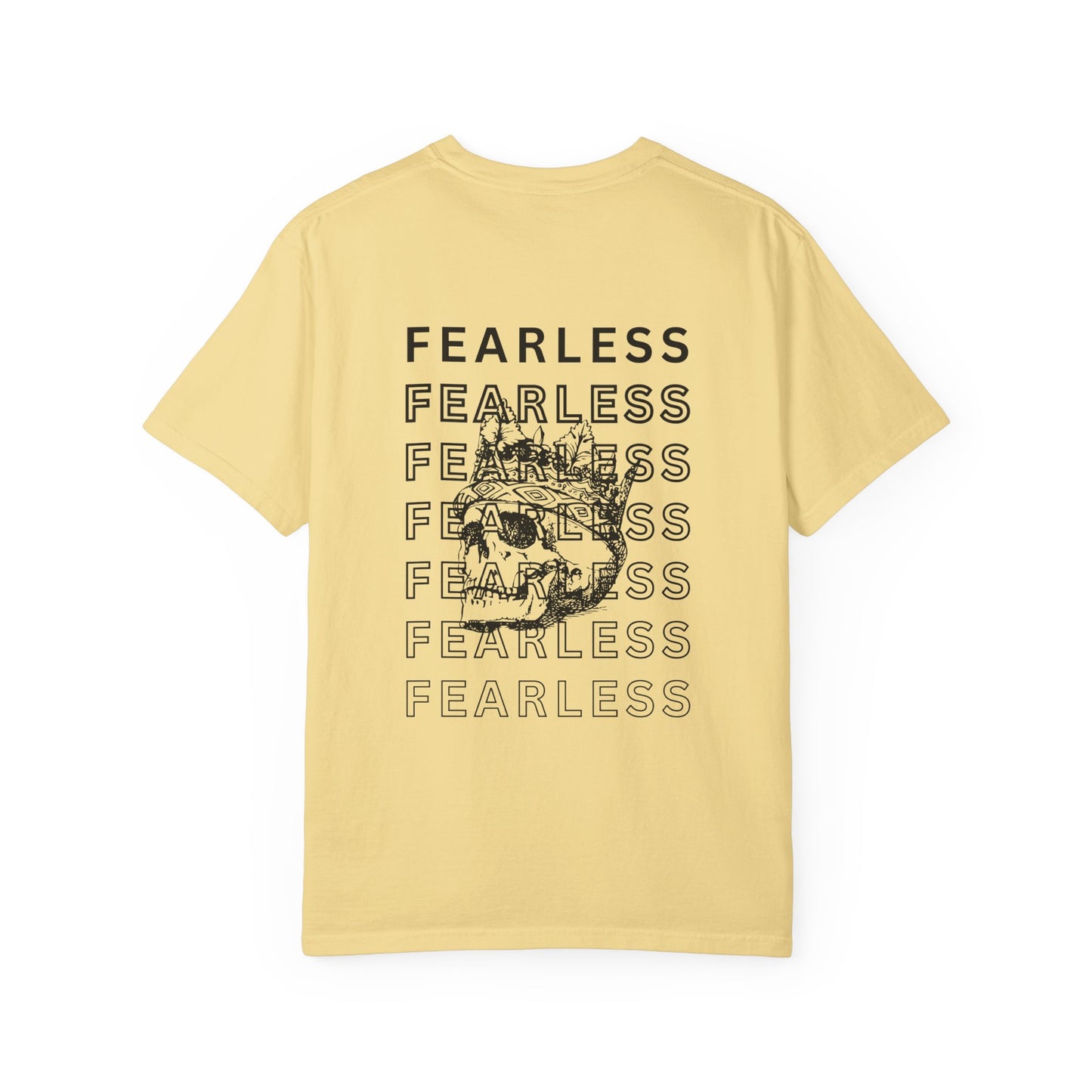 Fearless Skull Graphic T-Shirt, Unisex Vintage Tee, Casual Fashion, Gift for Him or Her, Halloween Partywear