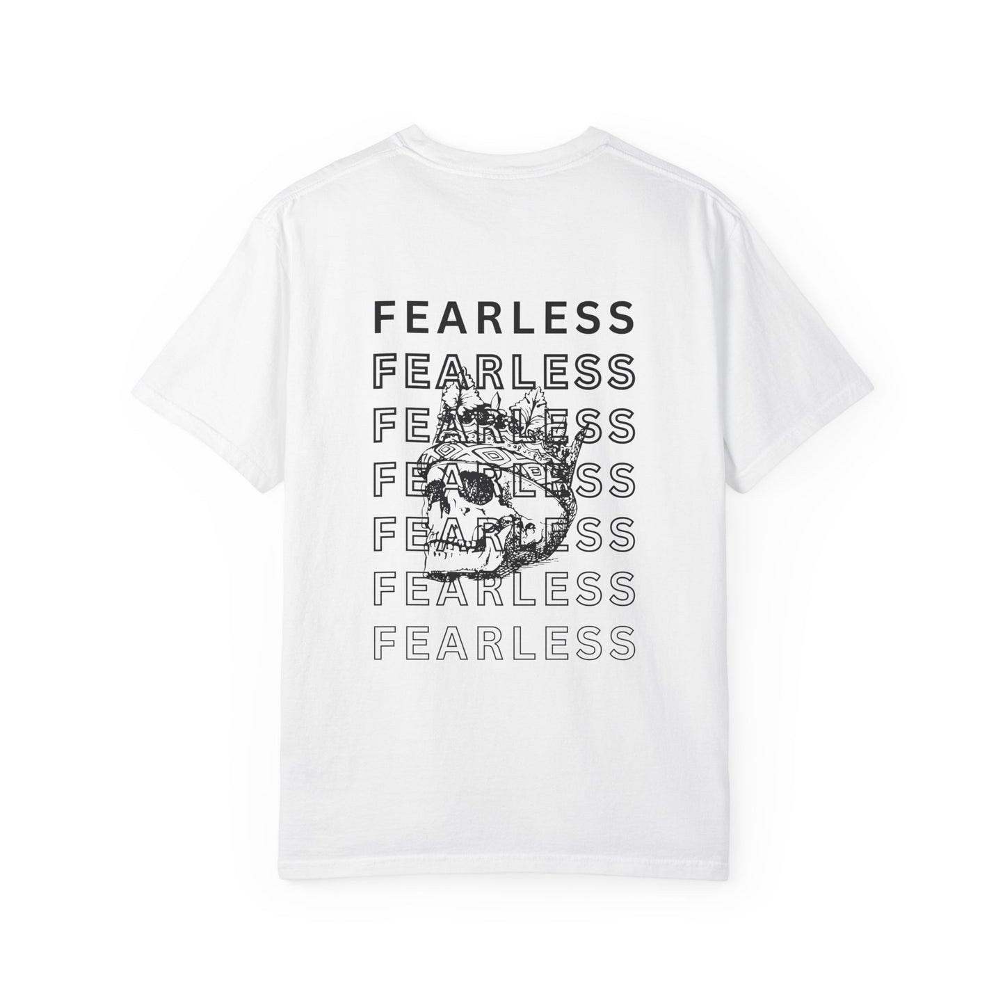 Fearless Skull Graphic T-Shirt, Unisex Vintage Tee, Casual Fashion, Gift for Him or Her, Halloween Partywear