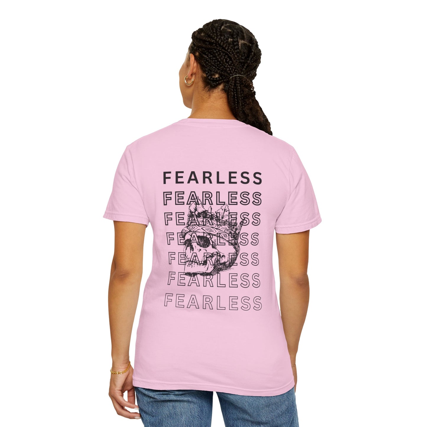 Fearless Skull Graphic T-Shirt, Unisex Vintage Tee, Casual Fashion, Gift for Him or Her, Halloween Partywear