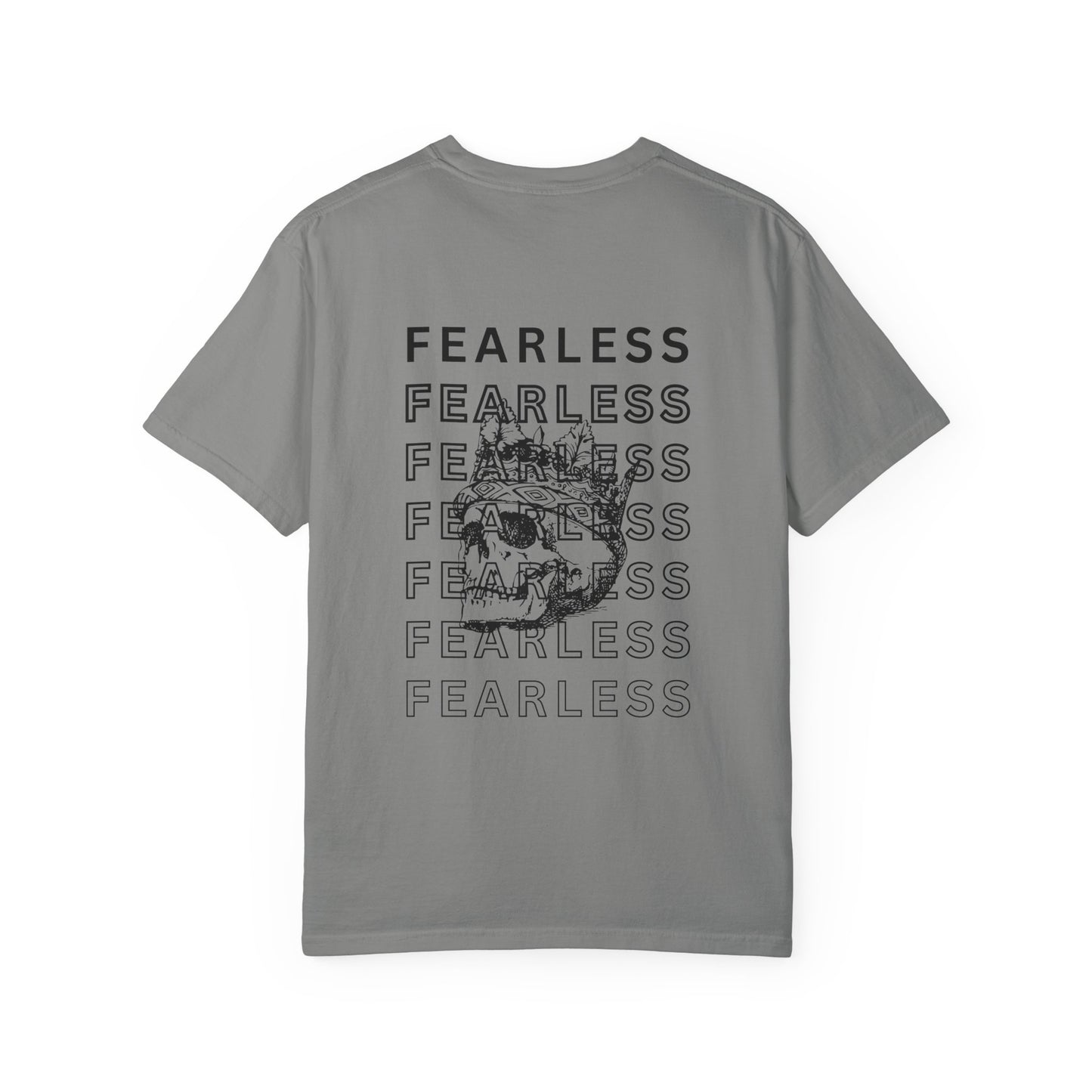 Fearless Skull Graphic T-Shirt, Unisex Vintage Tee, Casual Fashion, Gift for Him or Her, Halloween Partywear