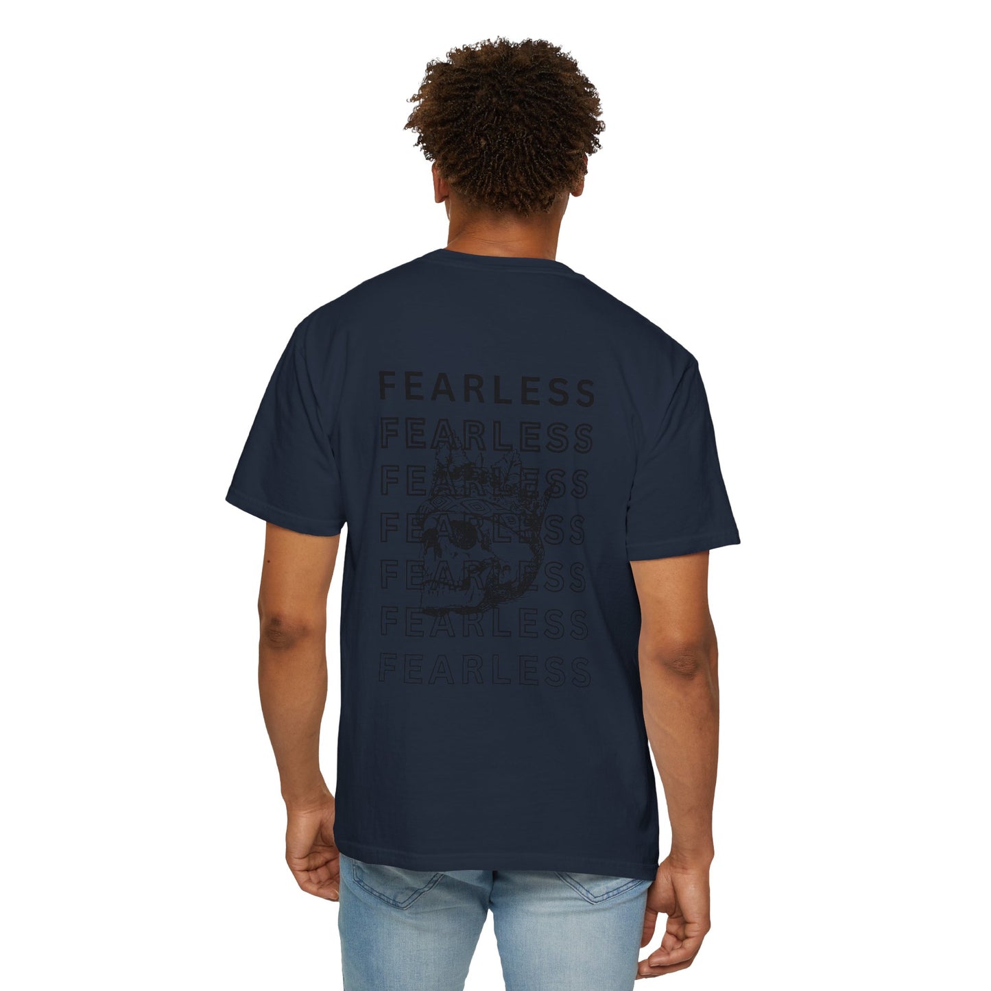 Fearless Skull Graphic T-Shirt, Unisex Vintage Tee, Casual Fashion, Gift for Him or Her, Halloween Partywear