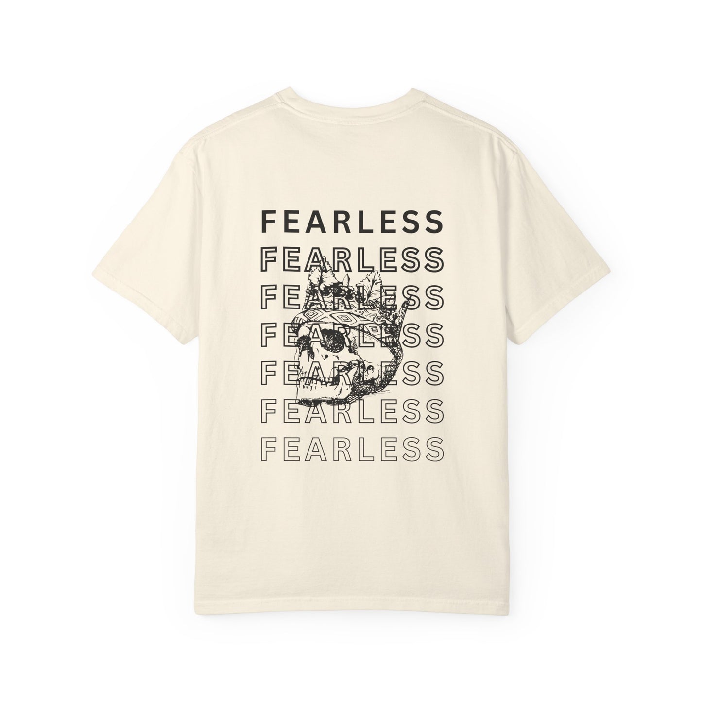Fearless Skull Graphic T-Shirt, Unisex Vintage Tee, Casual Fashion, Gift for Him or Her, Halloween Partywear