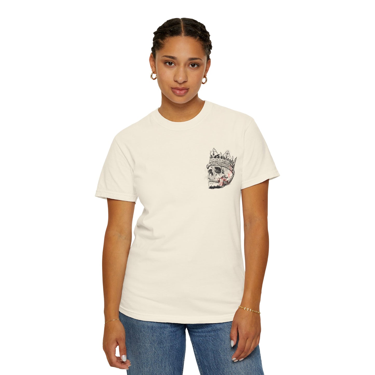 Fearless Skull Graphic T-Shirt, Unisex Vintage Tee, Casual Fashion, Gift for Him or Her, Halloween Partywear