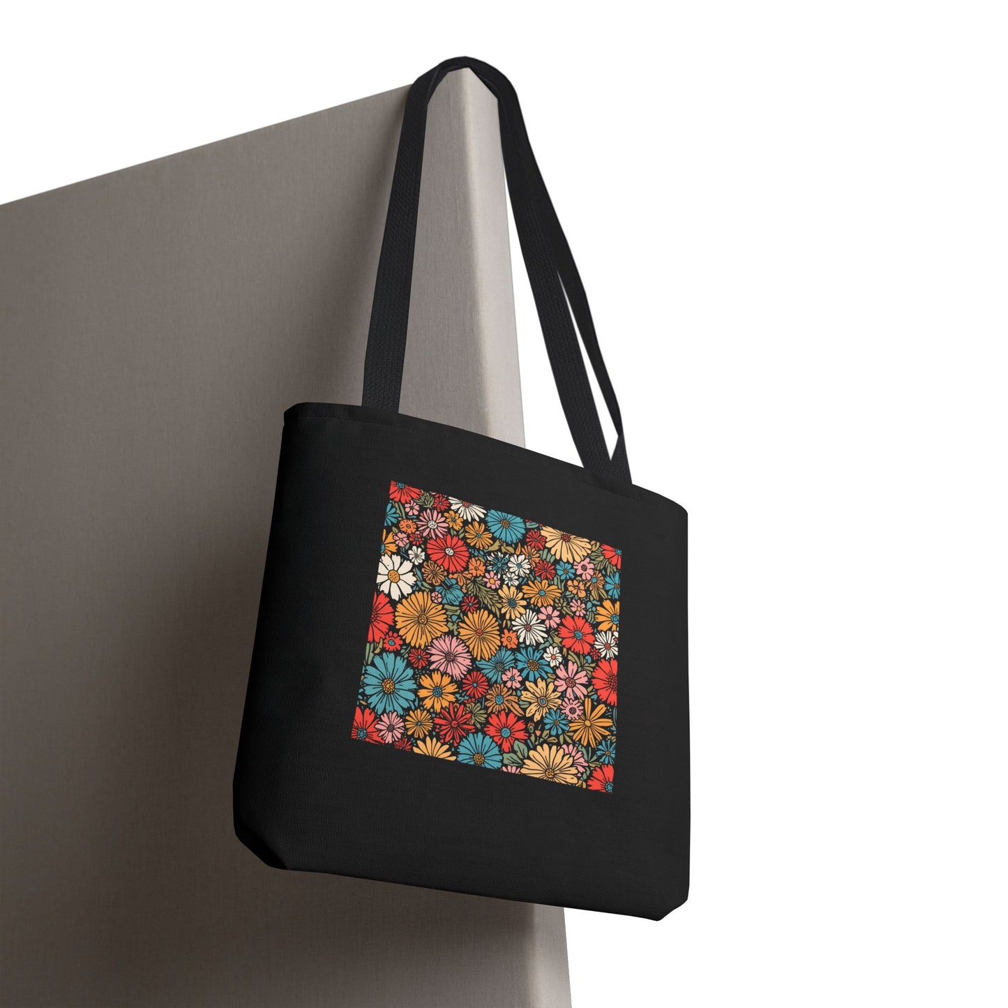 Flower Power Tote Bag | Eco-Friendly Floral Shopping Bag, Beach Bag, Gift for Her, Everyday Tote, Nature Lover's Accessory