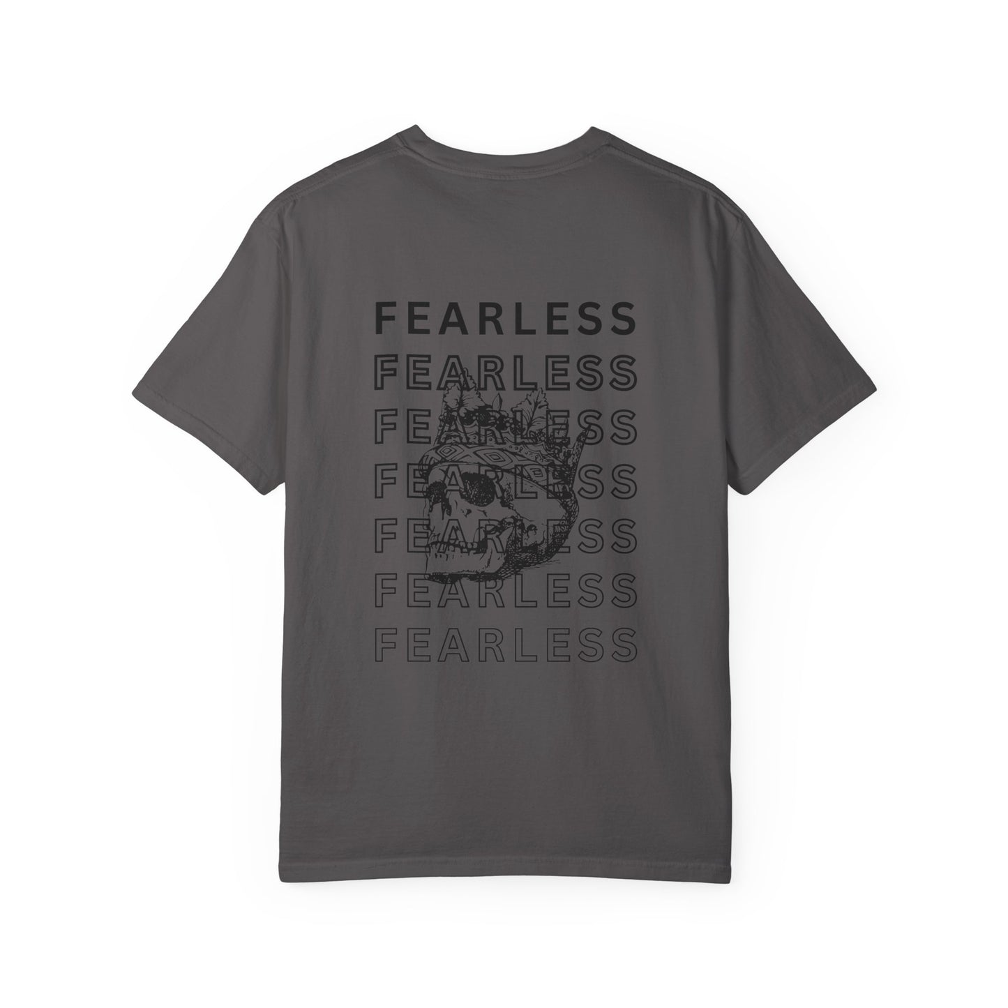 Fearless Skull Graphic T-Shirt, Unisex Vintage Tee, Casual Fashion, Gift for Him or Her, Halloween Partywear