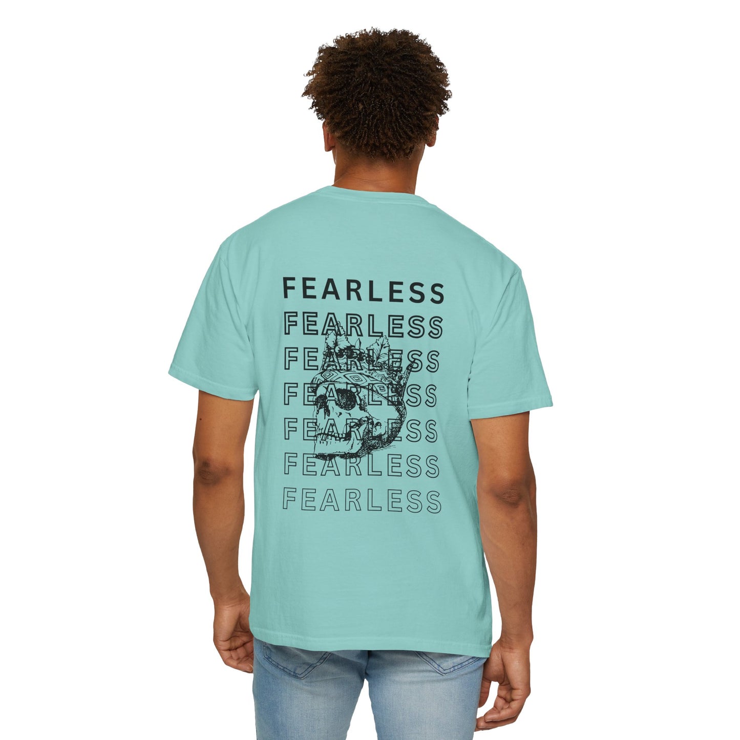 Fearless Skull Graphic T-Shirt, Unisex Vintage Tee, Casual Fashion, Gift for Him or Her, Halloween Partywear