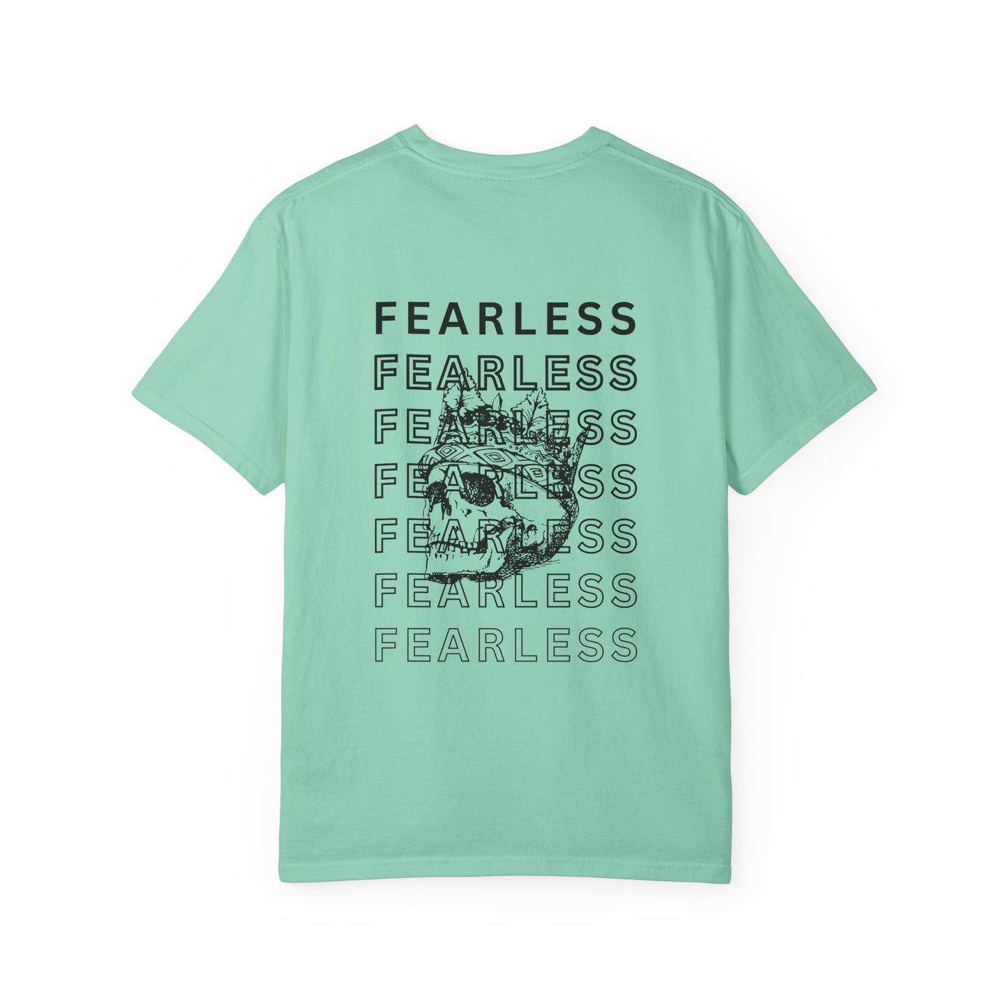 Fearless Skull Graphic T-Shirt, Unisex Vintage Tee, Casual Fashion, Gift for Him or Her, Halloween Partywear