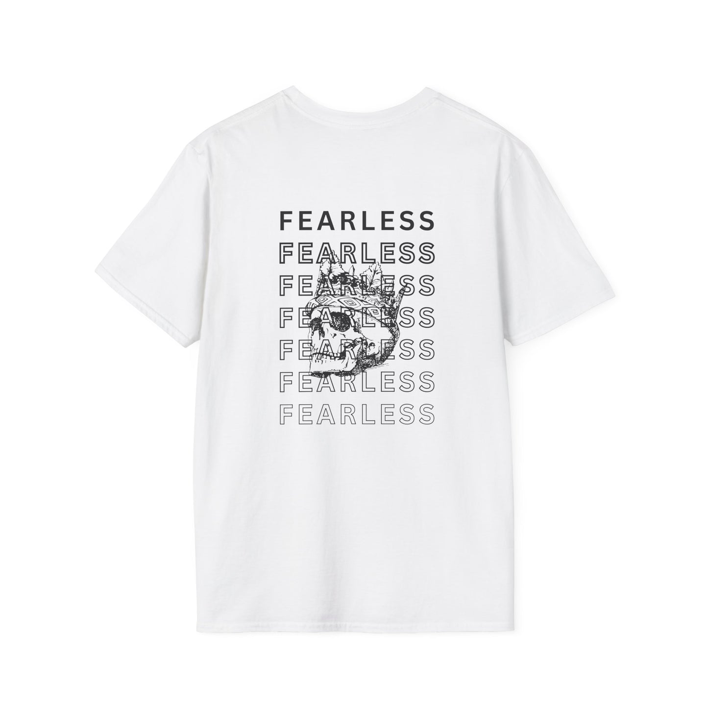 Fearless Unisex Softstyle T-Shirt | Bold Graphic Tee, Motivational Apparel, Casual Everyday Shirt, Perfect Gift, Inspiring Quote Tee