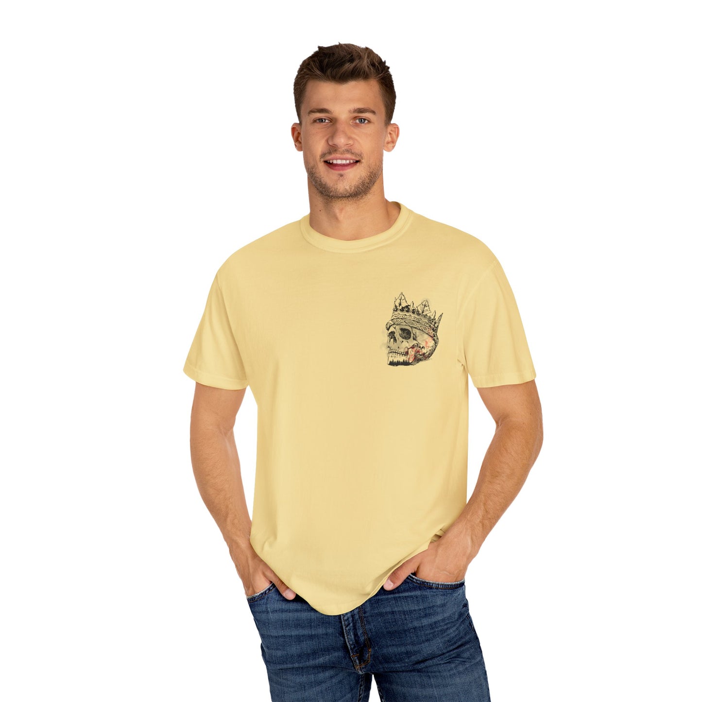 Fearless Skull Graphic T-Shirt, Unisex Vintage Tee, Casual Fashion, Gift for Him or Her, Halloween Partywear