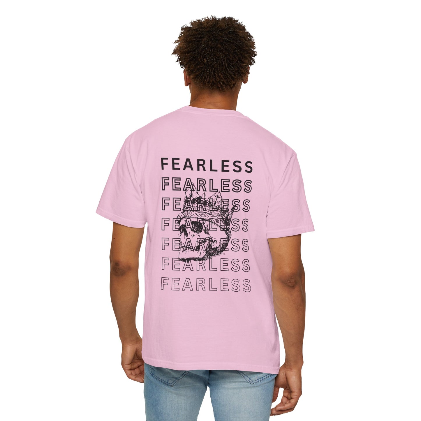 Fearless Skull Graphic T-Shirt, Unisex Vintage Tee, Casual Fashion, Gift for Him or Her, Halloween Partywear