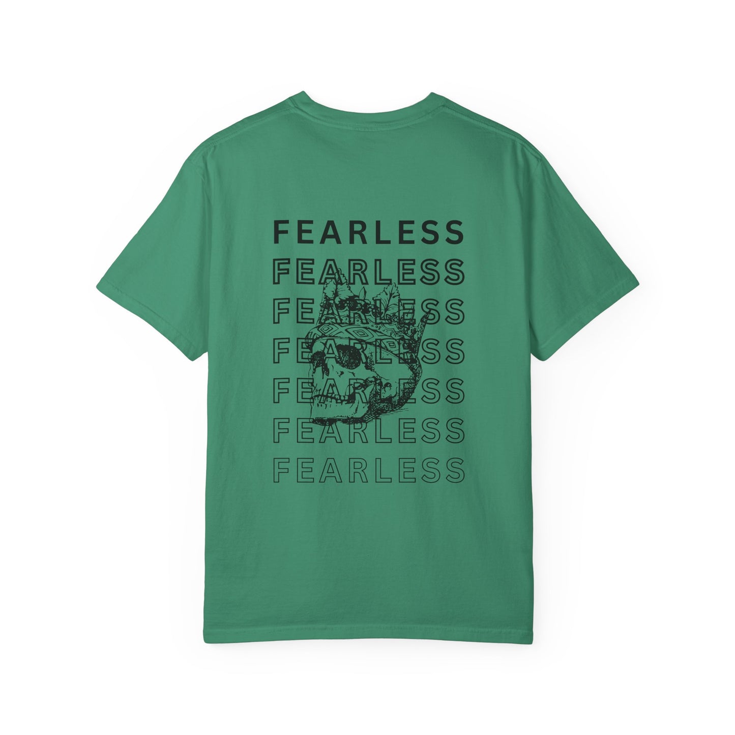 Fearless Skull Graphic T-Shirt, Unisex Vintage Tee, Casual Fashion, Gift for Him or Her, Halloween Partywear