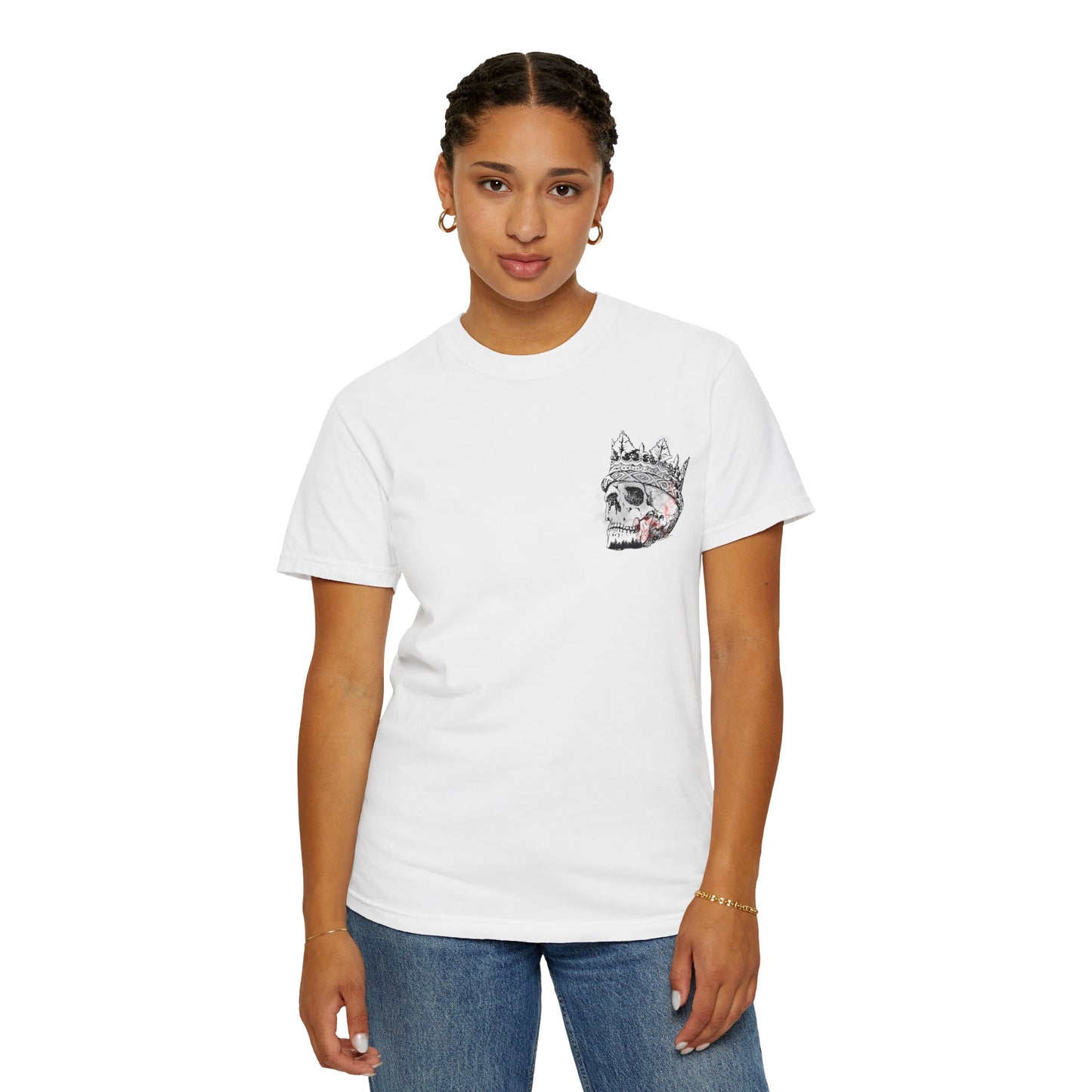 Fearless Skull Graphic T-Shirt, Unisex Vintage Tee, Casual Fashion, Gift for Him or Her, Halloween Partywear
