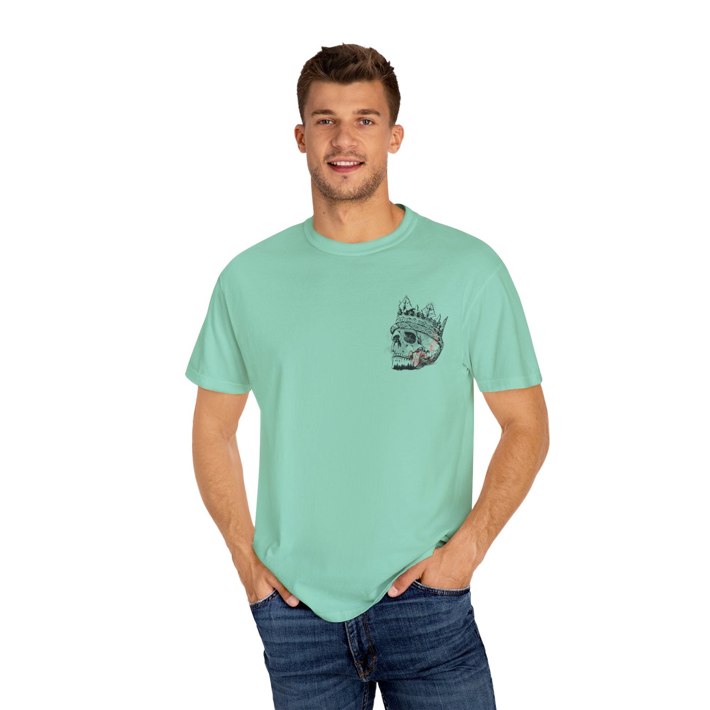 Fearless Skull Graphic T-Shirt, Unisex Vintage Tee, Casual Fashion, Gift for Him or Her, Halloween Partywear
