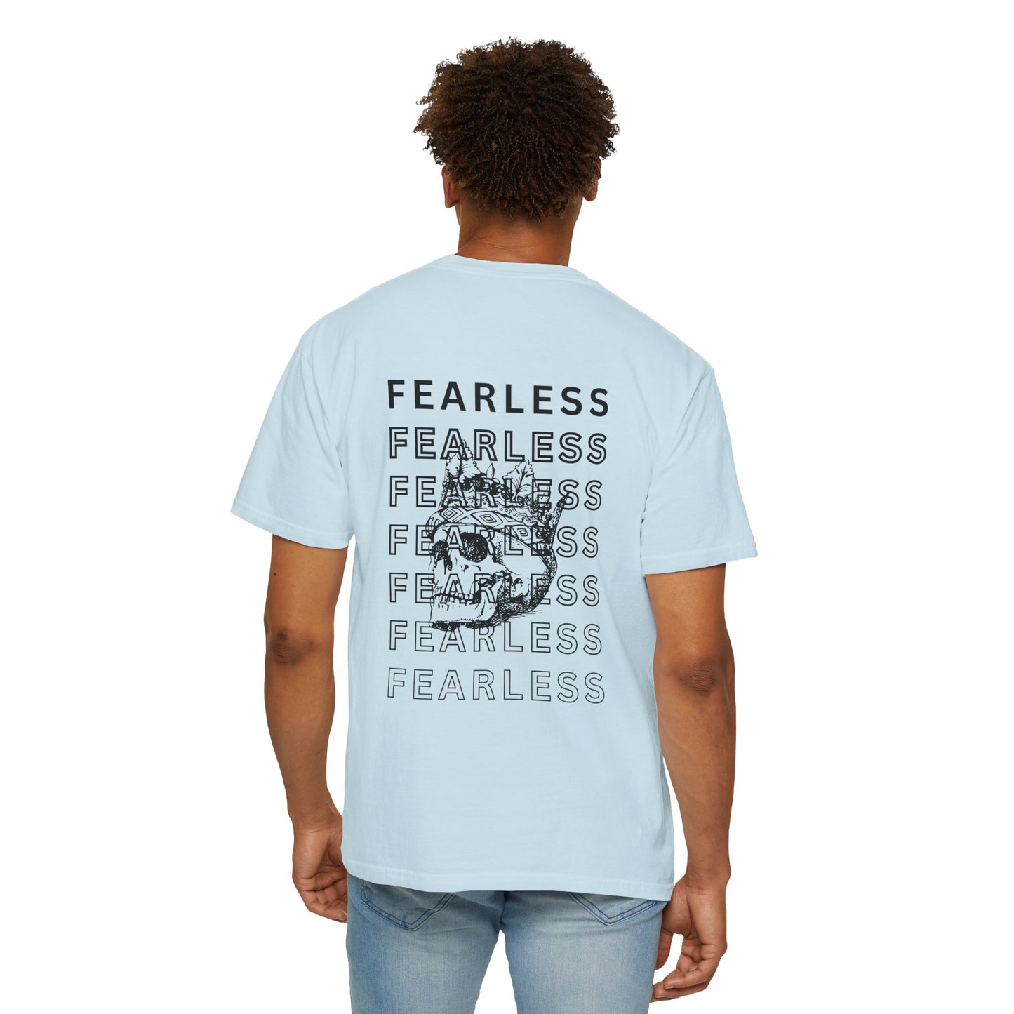 Fearless Skull Graphic T-Shirt, Unisex Vintage Tee, Casual Fashion, Gift for Him or Her, Halloween Partywear