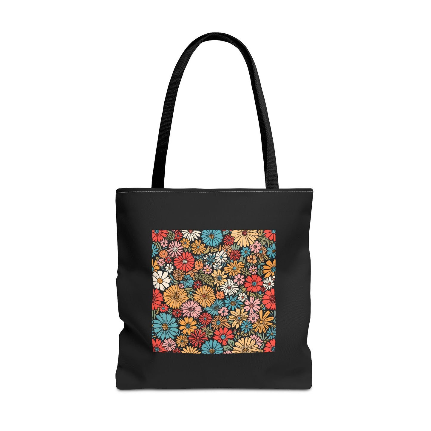 Flower Power Tote Bag | Eco-Friendly Floral Shopping Bag, Beach Bag, Gift for Her, Everyday Tote, Nature Lover's Accessory