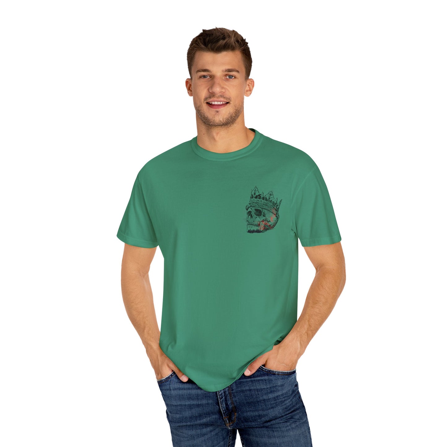 Fearless Skull Graphic T-Shirt, Unisex Vintage Tee, Casual Fashion, Gift for Him or Her, Halloween Partywear